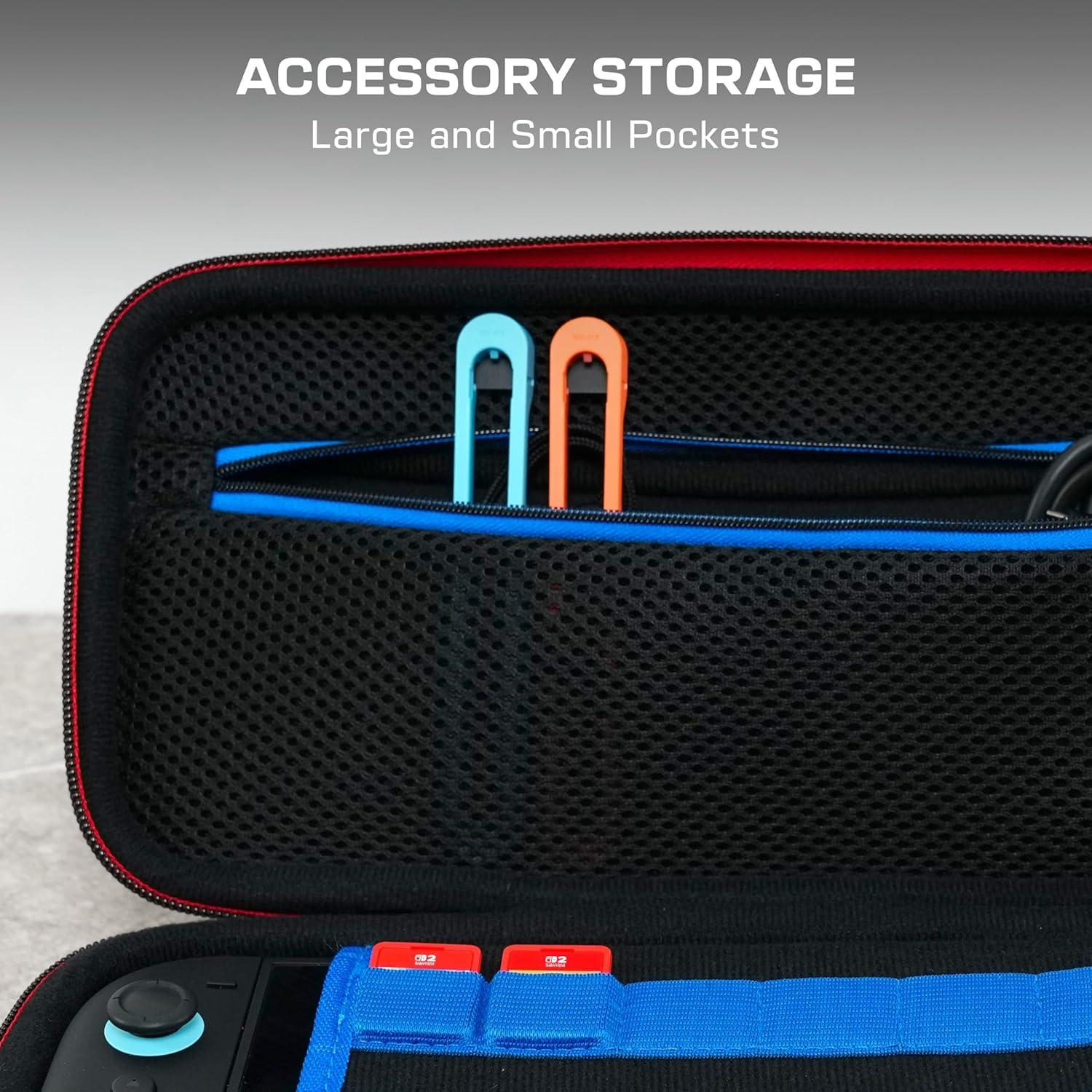 image:imageTurtle Beach PlayTrek Travel Case Koopa Troop Nintendo Switch 2 Nintendo Switch Nintendo Switch OLED Model Storage Protection Game Card Holder Hard Shell GlowintheDarkMario Bricks