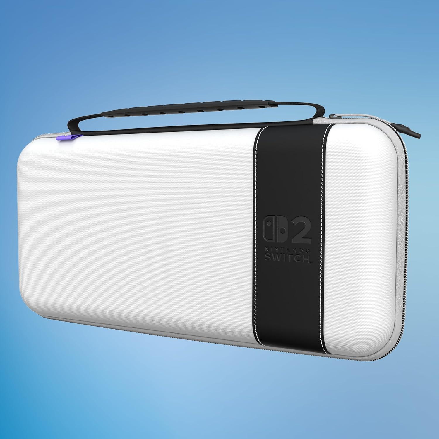 image:imageTurtle Beach PlayTrek Travel Case Koopa Troop Nintendo Switch 2 Nintendo Switch Nintendo Switch OLED Model Storage Protection Game Card Holder Hard Shell GlowintheDarkStellar White