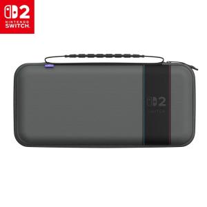 Turtle Beach PlayTrek Travel Case: Koopa Troop – Nintendo Switch 2, Nintendo Switch, Nintendo Switch – OLED Model – Storage, Protection, Game Card Holder, Hard Shell, Glow-in-the-Dark(Charcoal Black)