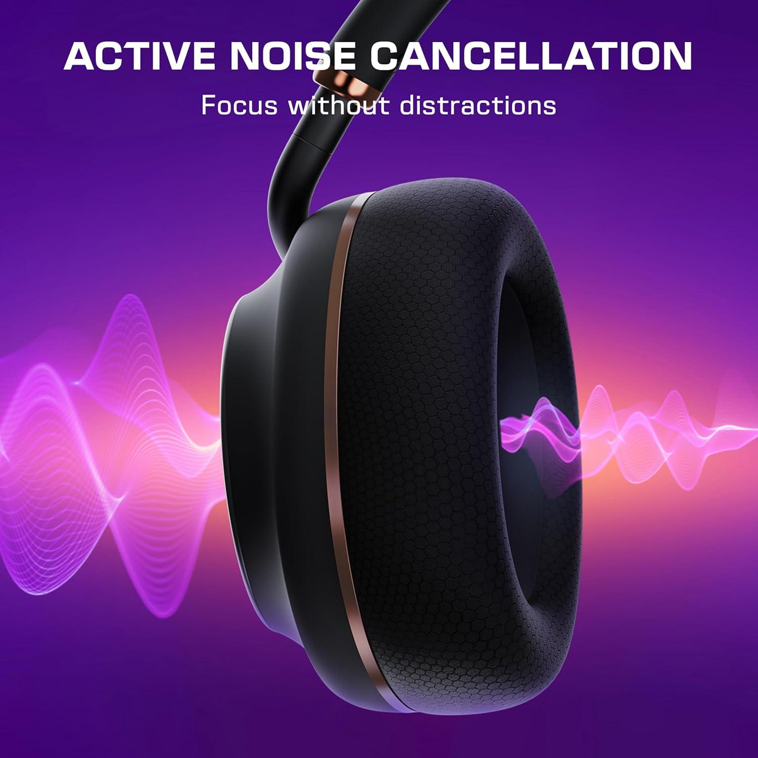 image:imageTurtle Beach Stealth Pro II Premium Multiplatform Wireless Gaming Headset for PC PlayStation 5 PS4 HiRes 24bit Audio Noise Cancellation Rechargeable Battery Bluetooth Boom Mic Black