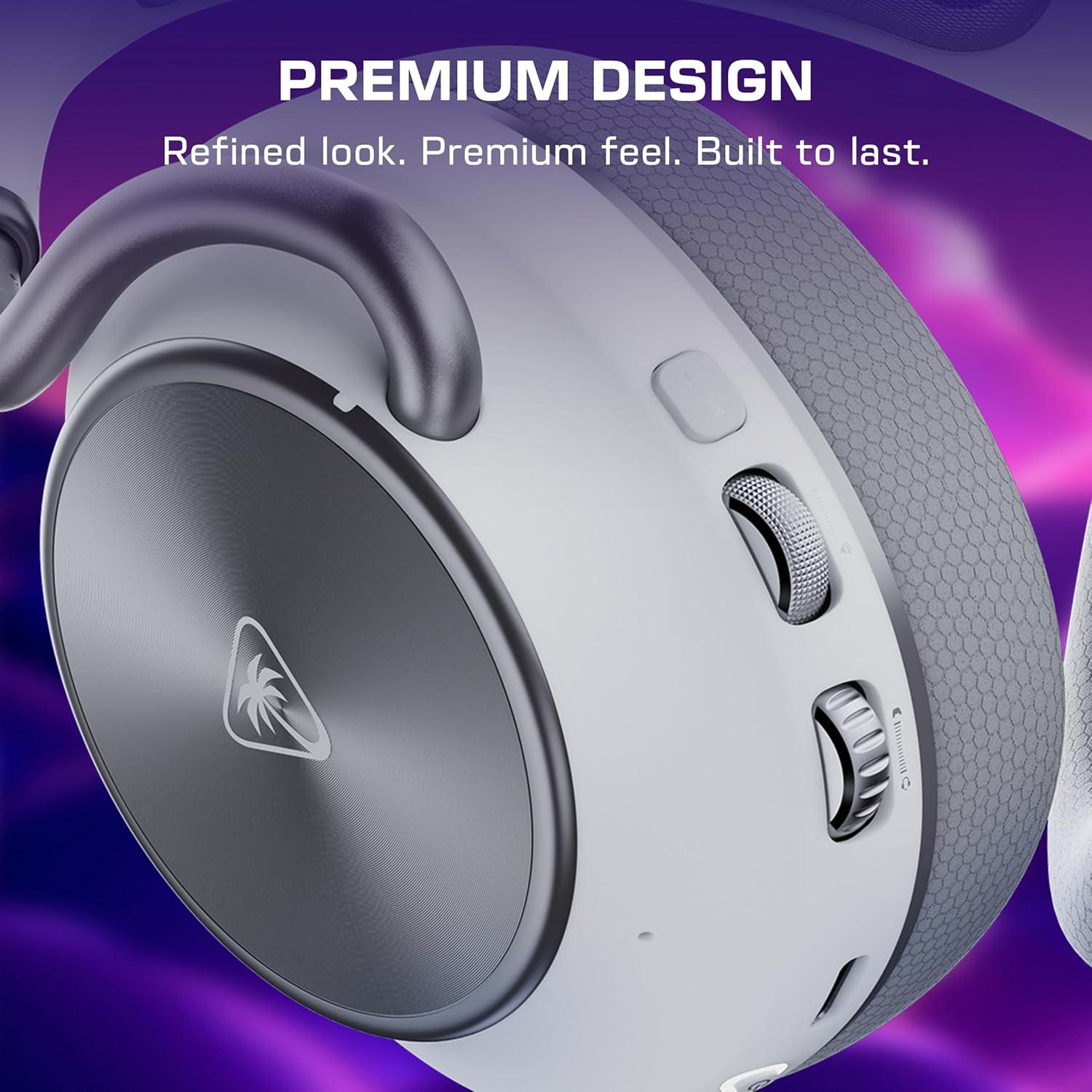 image:imageTurtle Beach Stealth Pro II Premium Wireless Gaming Headset for Xbox Series XS PS5 PS4 PC HiRes Audio Dolby Atmos Active Noise Cancellation Simultaneous Bluetooth 24bit Audio BlackWhite