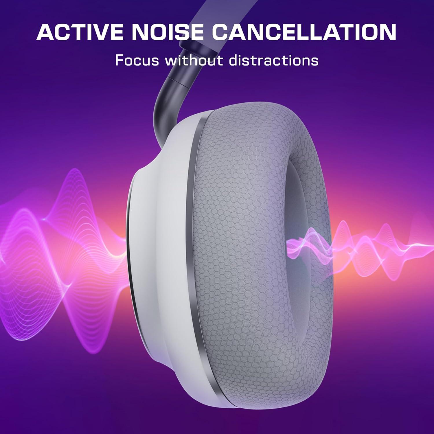 image:imageTurtle Beach Stealth Pro II Premium Wireless Gaming Headset for Xbox Series XS PS5 PS4 PC HiRes Audio Dolby Atmos Active Noise Cancellation Simultaneous Bluetooth 24bit Audio BlackWhite