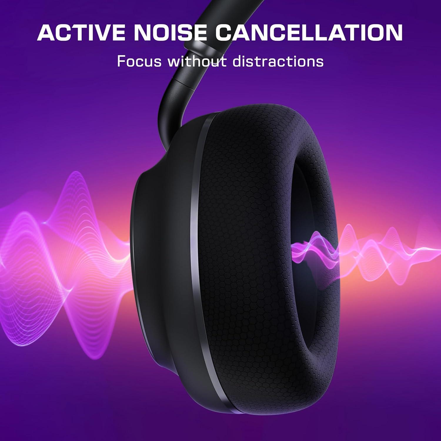 image:imageTurtle Beach Stealth Pro II Premium Wireless Gaming Headset for Xbox Series XS PS5 PS4 PC HiRes Audio Dolby Atmos Active Noise Cancellation Simultaneous Bluetooth 24bit Audio BlackBlack